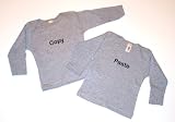TWINS Baby/Toddler/Infant Matching T-shirts (Copy/Paste and 1 of 2 Sets)