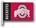 OHIO STATE BUCKEYES Double Sided Car Flag