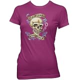 Quitting Gradually Ladies Fine Jersey T-Shirt, Raspberry, S