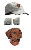 Rhodesian Ridgeback Hound puppy dog walking deluxe baseball cap hat