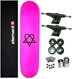 Bam Heartagram Complete Skateboard Deck W/ Element Grip Tape New On Sale