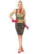 Sexy Army Costume Military Theatre Costumes Camoflauge Camo Dress