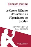 Le Cercle littéraire des amateurs d'épluchures de patates de Mary Ann Shaffer et Annie Barrows (Fiche de lecture)
