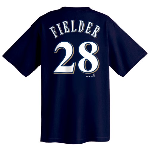 Prince Fielder Milwaukee Brewers Name and Number T-Shirt (XX-Large)