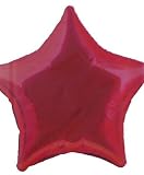 Star Mylar Balloon Red