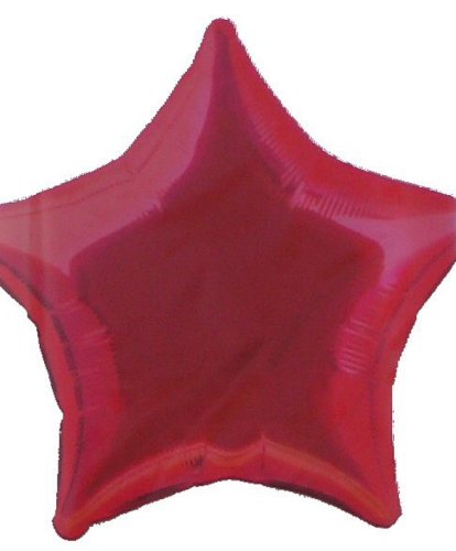 Childrens Toyshop  Sporting Goods : Star Mylar Balloon Red