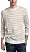 Perry Ellis Men's Textured Stripe Knit,Vanilla,Medium