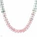 Necklace With 55.00ctw Genuine Aquamarines Beautifully Crafted in 18K Yellow Gold. Total item weight 11.5g Length 17in