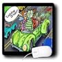 Londons Times Funny Bugs and Slugs Cartoons - Ladybug Drivers - Mouse Pads