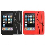 Griffin FlexGrip Silicone Case for iPod Touch 2G (Black/Red)