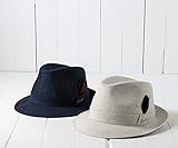 (ボルサリーノ) Borsalino 日本製 リネンシャンブレー中折れハット BS311 国産 麻 中折れ帽 レスコー メンズ 男性 紳士 BORSALINO 帽子