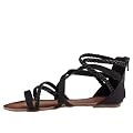 Damen Schuhe, SANDALEN, PUMPS SANDALETTEN MIT REI�VERSCHLUSS, P-151, Synthetik in hochwertiger Leder Optik