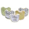 Luvable Friends 5 Pack Safari Bibs Collection, Yellow