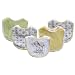 Luvable Friends 5 Pack Safari Bibs Collection, Yellow