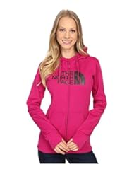 Apparel: The North Face Fave Half Dome Full Zip Hoodie Womens Fuchsia Pink/Asphalt Grey XXL