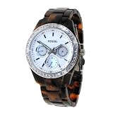 Fossil Stella Faux Tortoise Multifunction Watch