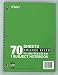 College Rule 70-Sheet Notebook