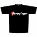 Bergziege Logo Shirt schwarz