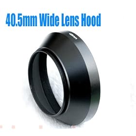 EzFoto 40.5mm Wide Angle Metal Lens Hood Shade for Leica, Contax Zeiss, Voigtlander and other... by EzFoto