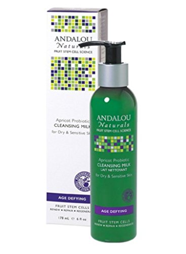 Andalou Naturals Apricot Probiotic Cleansing Milk, 6 Ounce
