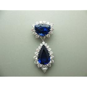 Sapphire and Diamond Brooch by HARRY WINSTON by Harry Winston