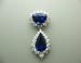 Jewelry : Sapphire and Diamond Brooch by HARRY WINSTON