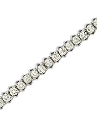 14K Yellow/White Gold 7 ct. Diamond Tennis Bracelet