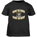 Missouri Tigers Infant Black Start 'Em Young T-shirt