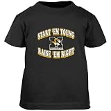 Missouri Tigers Toddler Black Start 'Em Young T-shirt