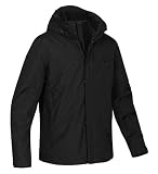 Salewa Herren Doppeljacke mit Fleeceinnenjacke JURA 2 PTX/PL 2X, schwarz (900), 50/L