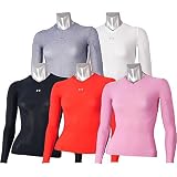 Under Armour Womens HeatGear Long Sleeve V-neck Top