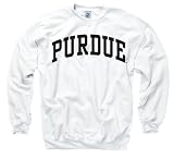 Purdue Boilermakers White Arch Crewneck Sweatshirt