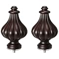 Colonial Finial Set ? Espresso