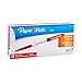 Paper Mate Flair Porous-Point Felt Tip Pen, Medium Tip, 12-Pack, Red with White Barrel (2901352)
