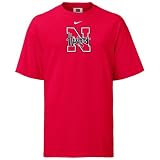 Nike Nebraska Cornhuskers Scarlet 2007 Classic Logo T-shirt