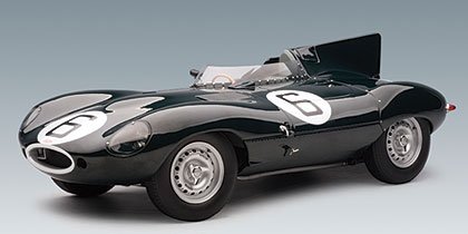 Jaguar D Type 1955 LM Winner #6 1:12 Diecast Car Model Autoart