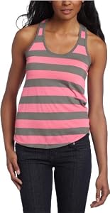 Splendid Women's Neon Rugby Stripe Tank