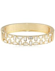 Kenneth Cole New York "Holiday Boxed" Baguette Cut-Out Bangle Bracelet in Gift Box, 8"