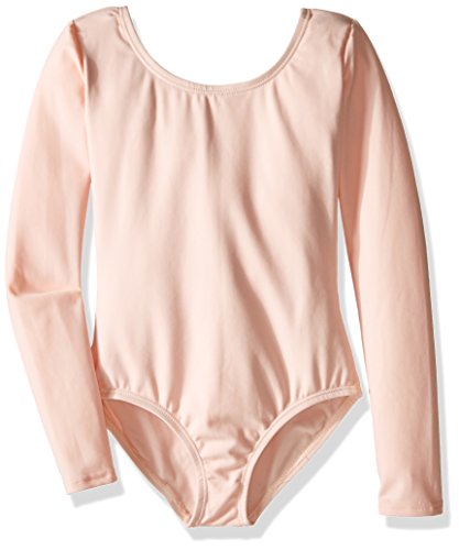 Capezio Little Girls' Team Basics Long Sleeve Leotard,Ballet Pink,T (2-4)