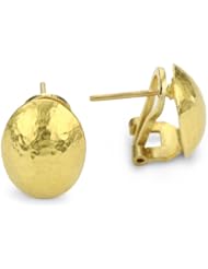 GURHAN "Jordan" Single Button Clip and Post Earrings