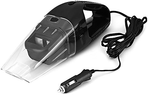 Yaying Handheld Car Vacuum Cleaner Portable Wet and Dry 12V Mini Dirt Devil Vacuum with 16ft Power Cord (Black)