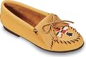 Women's Minnetonka Moccasins, #72 - Mocha Deerskin