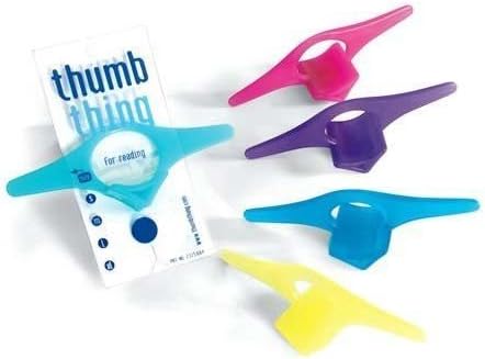 Thumb Thing Book Page Holder and Bookmark, Small - 1 Random by Thumb Thing