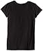 STAR WARS Big Girls' May The Force Be with You Short Sleeve Tee, Black, Medium