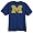 Michigan Team Edition Men's Throughout Logo Tee ( sz. S, Navy : Michigan )