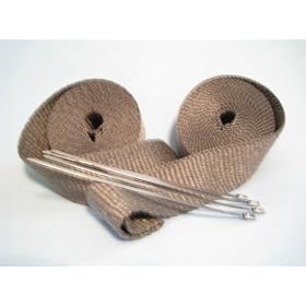 Vulcan Motorcycle Pro Exhaust Wrap Kits-Gray