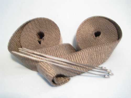 Vulcan Motorcycle Pro Exhaust Wrap Kits-Gray