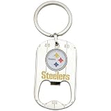 Pittsburgh Steelers Dog Tag Bottle Opener Keychain