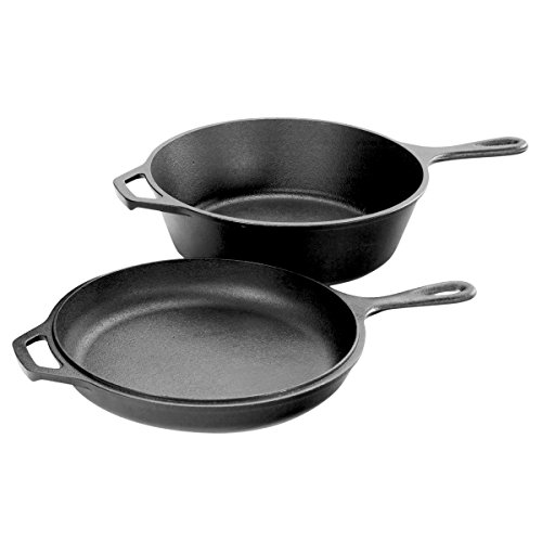 Lodge LCC3 Pre-Seasoned Cast-Iron Combo Cooker, 3-Quart image