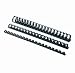 Office Products : Fellowes Binding Combs Plastic Black 3/4 Inch 25 Pack (52509)